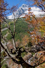 autumn hike to grosser priel mountain