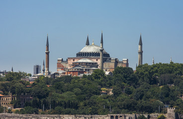 Hagia Sophia during day in Istanbul