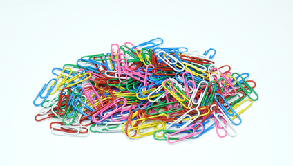 Colored paper clips for papers