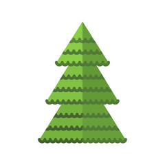 christma tree flat