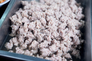 Minced pork