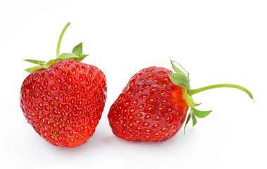 Strawberry isolated on white background.