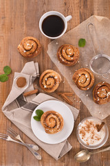 Cinnamon rolls. 