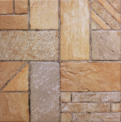 abstract mosaic pattern, smooth ceramic tile