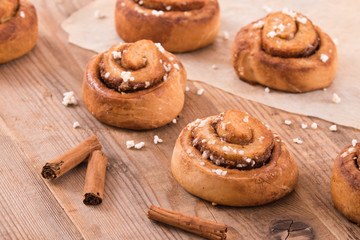 Cinnamon rolls. 