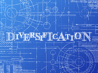 Diversification Blueprint Technical Drawing