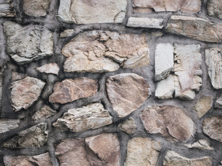Wall Texture, Brick Wall in light tone color closeup on background