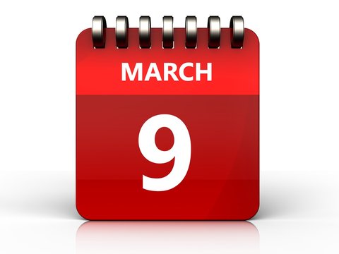 3d 9 march calendar