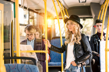 stylish girl in bus © LIGHTFIELD STUDIOS