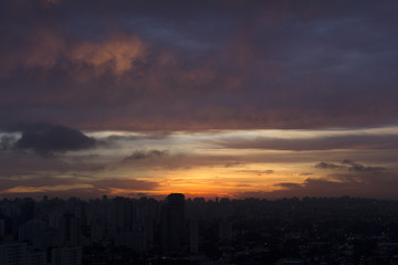 Obraz premium Sunset background