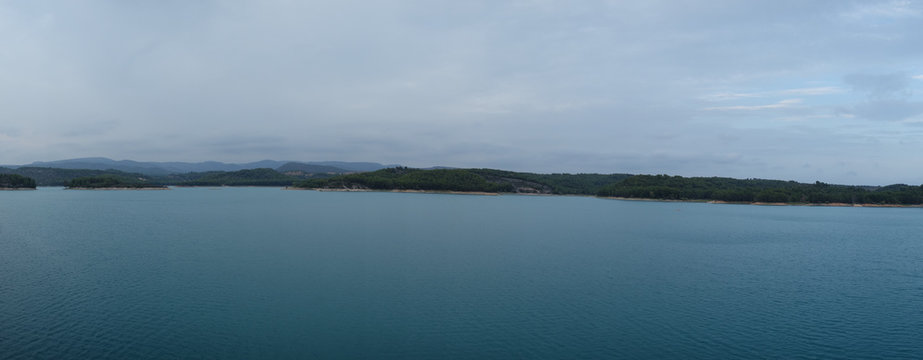 The sichar reservoir in Castellon, Valencia, Spain