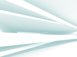 Abstract Modern White Architecture Background