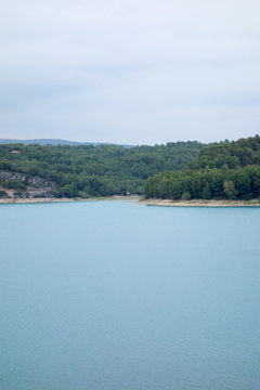 The sichar reservoir in Castellon, Valencia, Spain