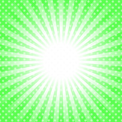 Pop Art template, Retro sunburst ray in vintage style