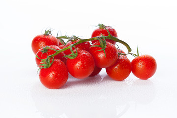 Fresh tomato isolated on white background