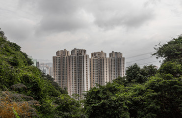 Fototapeta premium Hong Kong Panorama vom Lion Rock