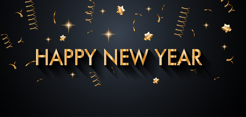 2018 Happy New Year Background for your Seasonal Flyers and Greetings Card