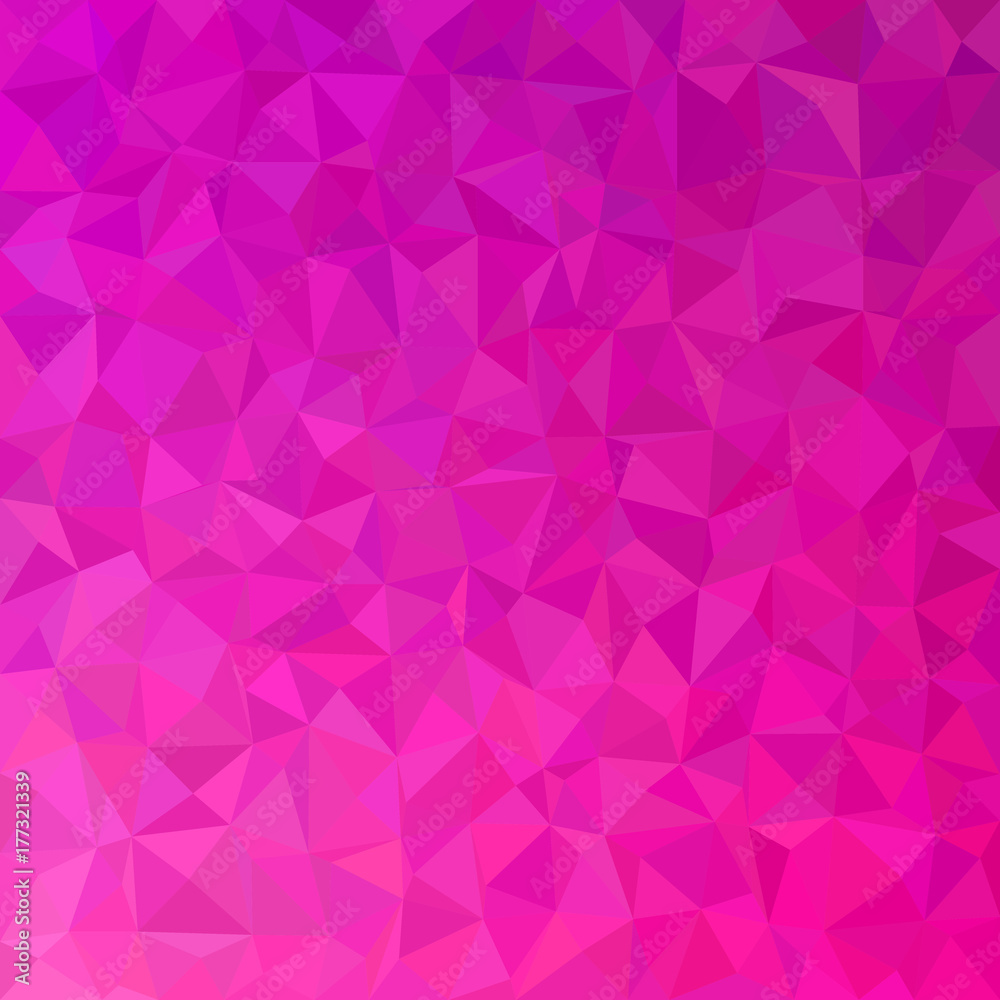 Poster geometric abstract triangle tile pattern background - polygon vector graphic from colored triangles 