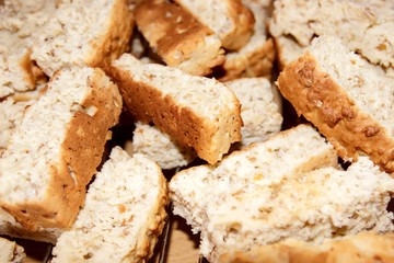 Home made whole wheat rusks