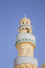 Mosque minaret in Egypt