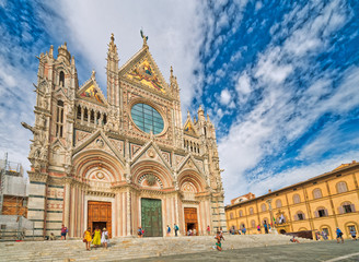 Fototapeta na wymiar Siena Cathedral
