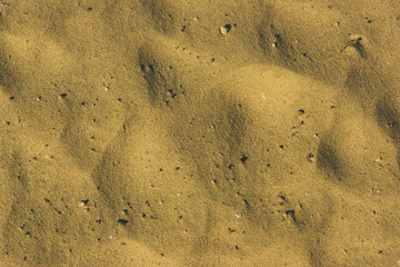 Sandy undulating surface, background, texture - surface of the planet