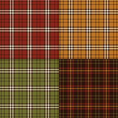 Thanksgiving colors plaids