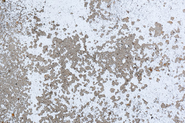 The old,white grunge concrete texture