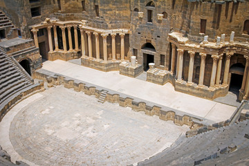 Fototapeta premium Roman amphitheater Bosra - Syria