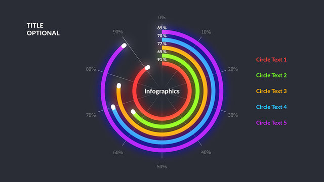 Infographics Circle Chart