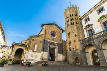 Orvieto - ottobre 2017 - Vista sulla chiesa di san Bartolomeo e san' Andrea