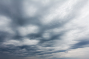 Dark, dreary and depressing autumn sky background
