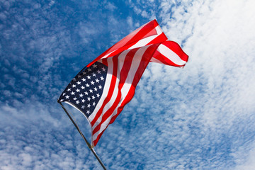 USA flag background, Independence Day, July Fourth symbol