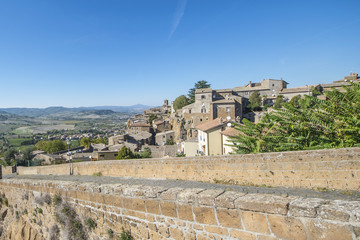 Orvieto - ottobre 2017 - Panorama dalle mura del borgo 