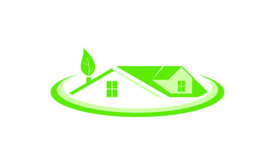 Green house logo