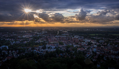 Karlsruhe Abendhimmel