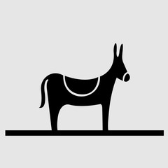 Donkey silhouette