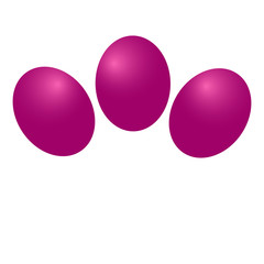 Group of balloons isolated on white background, Vector illustration