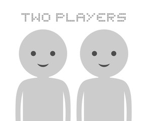 Two players icon