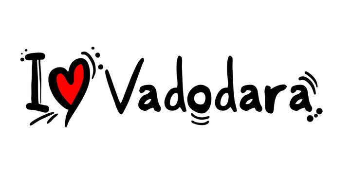 Vadodara city love message