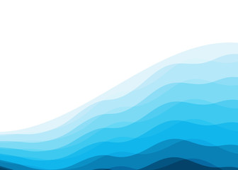 abstract background WAVE blue