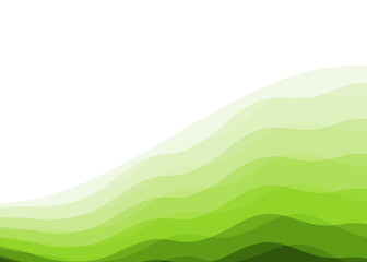 abstract background WAVE green