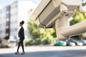 Security Camera On The Street