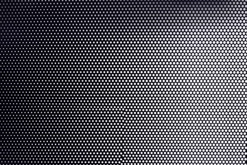 Lattice metal wall texture in a round ornament