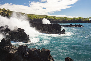 Kuamoo Point,Maihi Bay,Big Island,Hawii