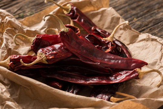 Mexican Food Ingredient: Guajillo  Chile Pepper