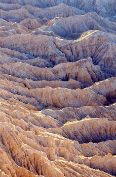 anza borrego desert california sunrise badlands erosion ridges