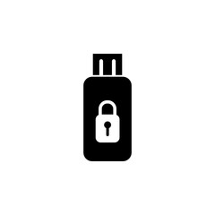 Secure Usb drive icon