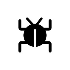 Software bug or program bug icon