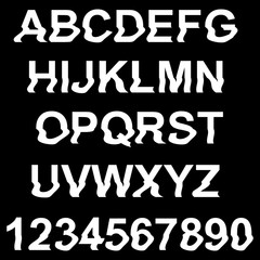 glitch font